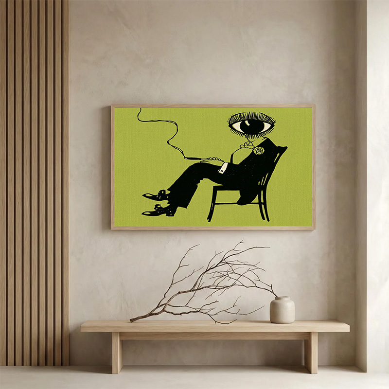 Resin Art Aesthetic - Surreal Abstract Figure Diamond Wall Art