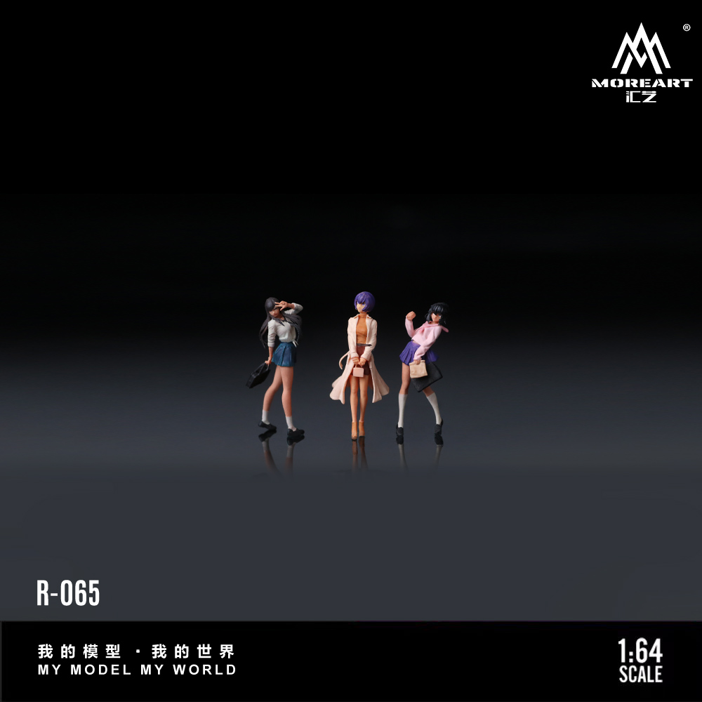 Resin Art Set - More Art 1:64 Dynamic Girl Doll