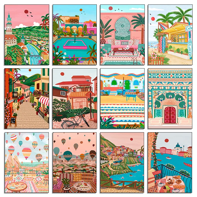 Resin Art India - Nordic Morocco Marrakech Cappadocia India Gate