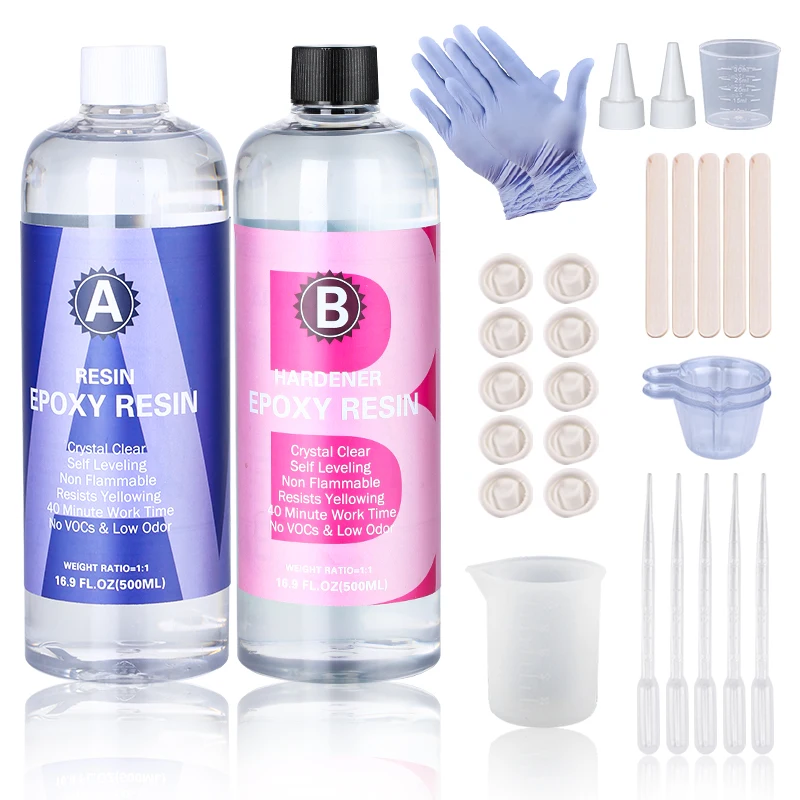 Crystal Clear Epoxy Resin Kit  - Resin Art Ratio ulasan dan harga