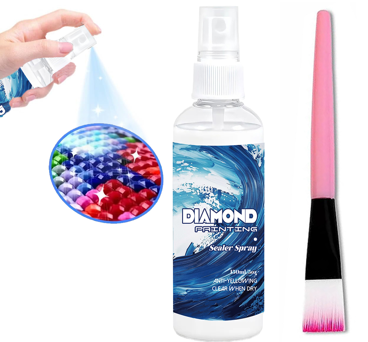 150ml Diamond Painting Sealant - Resin Art Glue ulasan dan harga