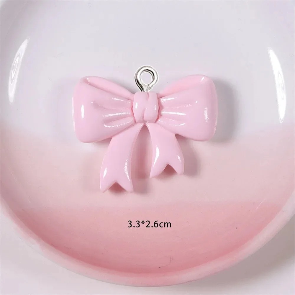 10 Pieces Candy Color Bow Resi - Resin Art Jewelry Kit ulasan dan harga