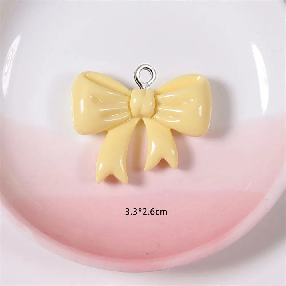 10 Pieces Candy Color Bow Resi - Resin Art Jewelry Kit ulasan dan harga