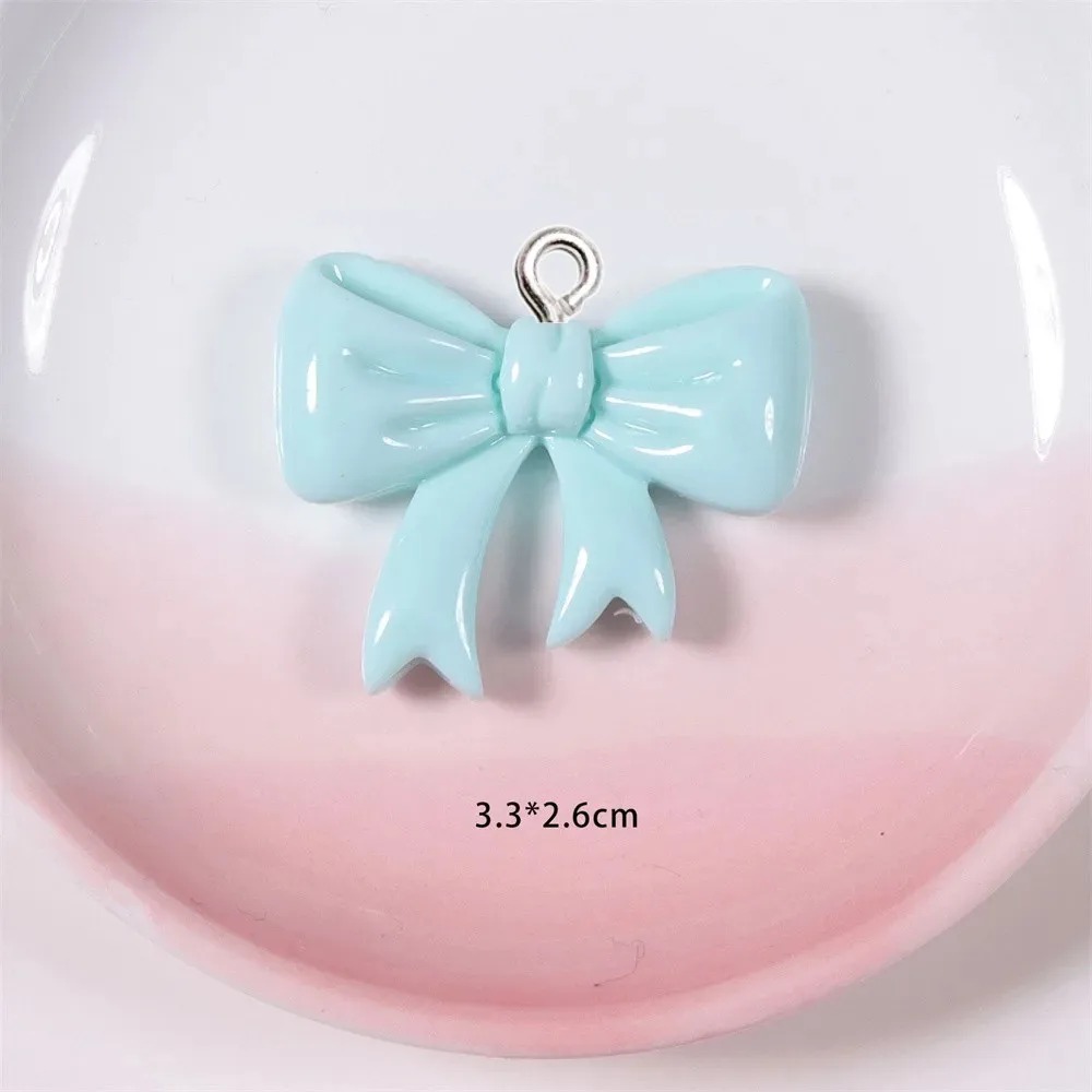 10 Pieces Candy Color Bow Resi - Resin Art Jewelry Kit ulasan dan harga