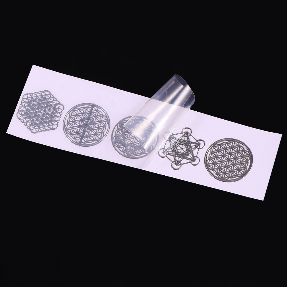 New Geometric Pattern Metal En - Resin Art Tree ulasan dan harga