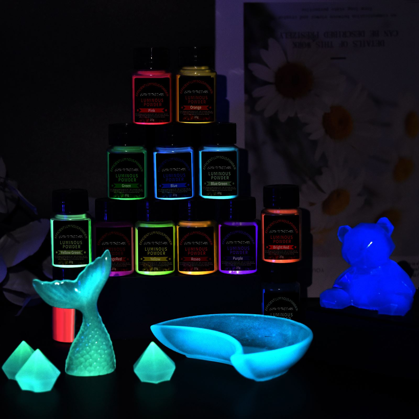 20g Long Lasting Bright Lumino - Resin Art Glue ulasan dan harga
