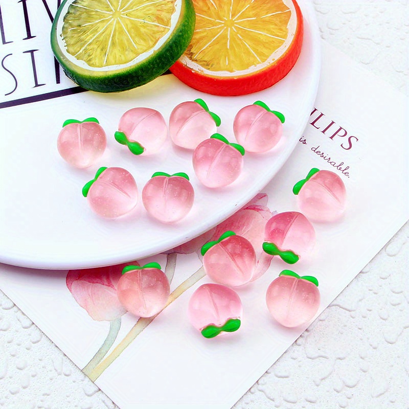 10Pcs New Transparent Peach Fl - Resin Art Jewelry Kit ulasan dan harga