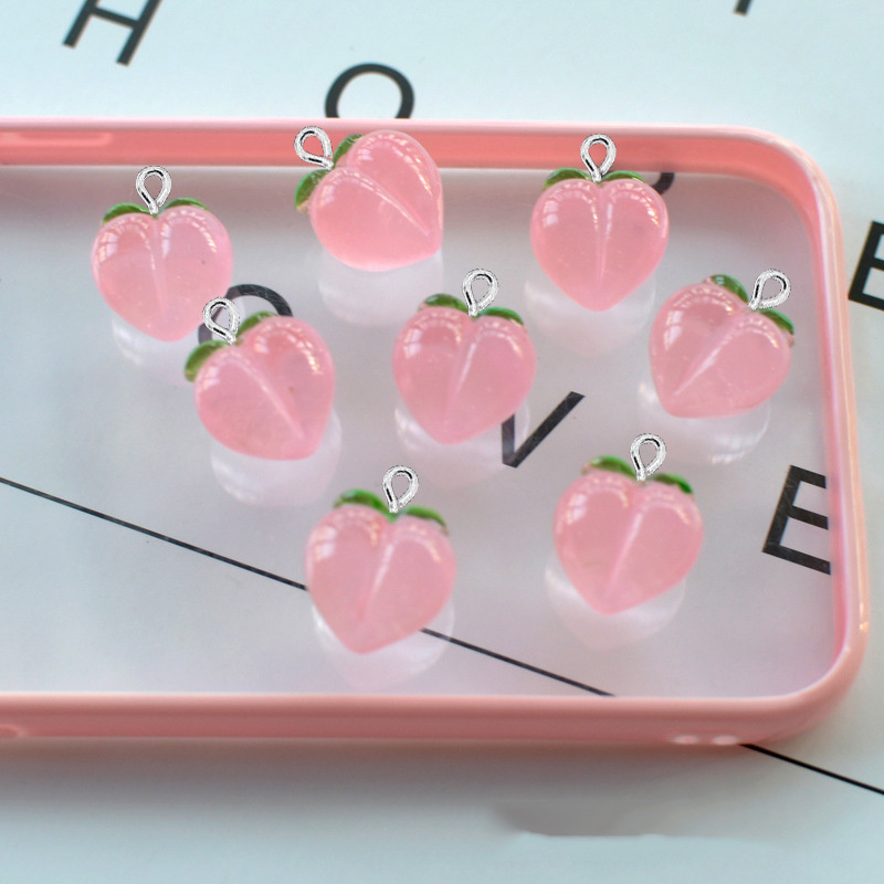 10Pcs New Transparent Peach Fl - Resin Art Jewelry Kit ulasan dan harga