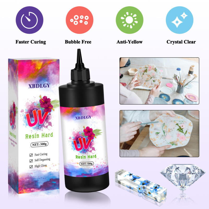 200g/250g/500g UV Resin Hard G - Resin Art Glue ulasan dan harga