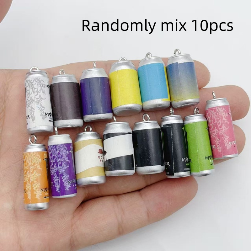 10Pcs Mini Simulation Beverage - Resin Art Jewelry Kit ulasan dan harga