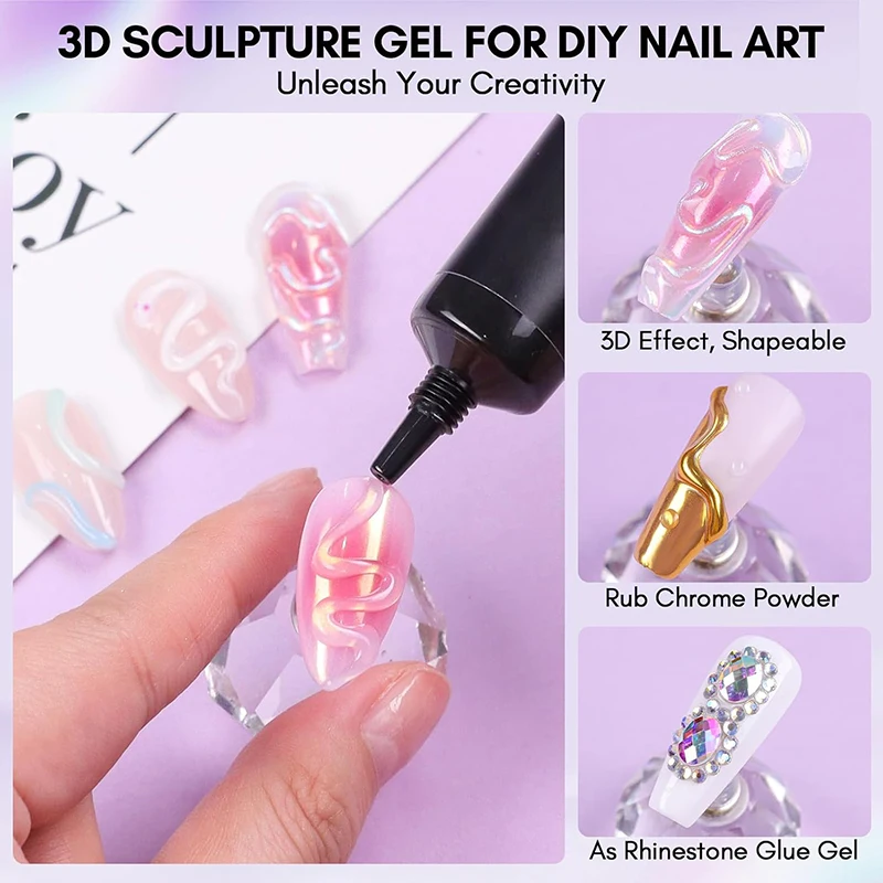 30ML No Wipe Sculpture Gel In  - Resin Art Youtube ulasan dan harga