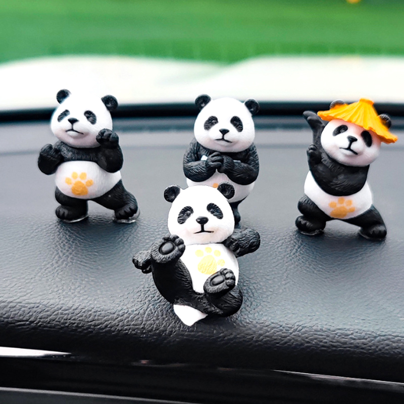 New Cute Panda Design Car Cons - Resin Art And Design ulasan dan harga