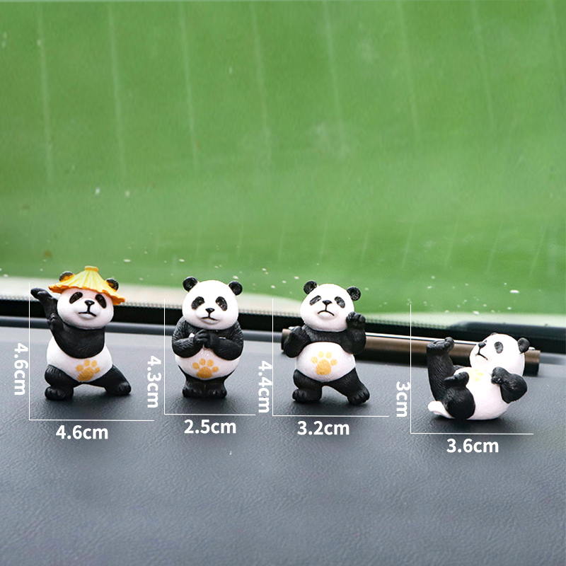 New Cute Panda Design Car Cons - Resin Art And Design ulasan dan harga