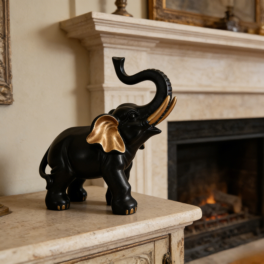 1 piece of black and gold fort - Resin Art And Design ulasan dan harga