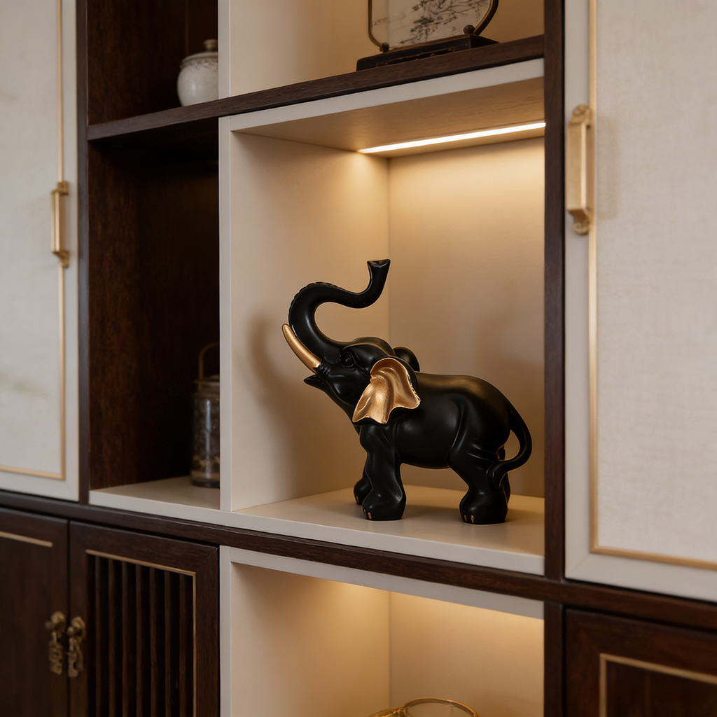1 piece of black and gold fort - Resin Art And Design ulasan dan harga