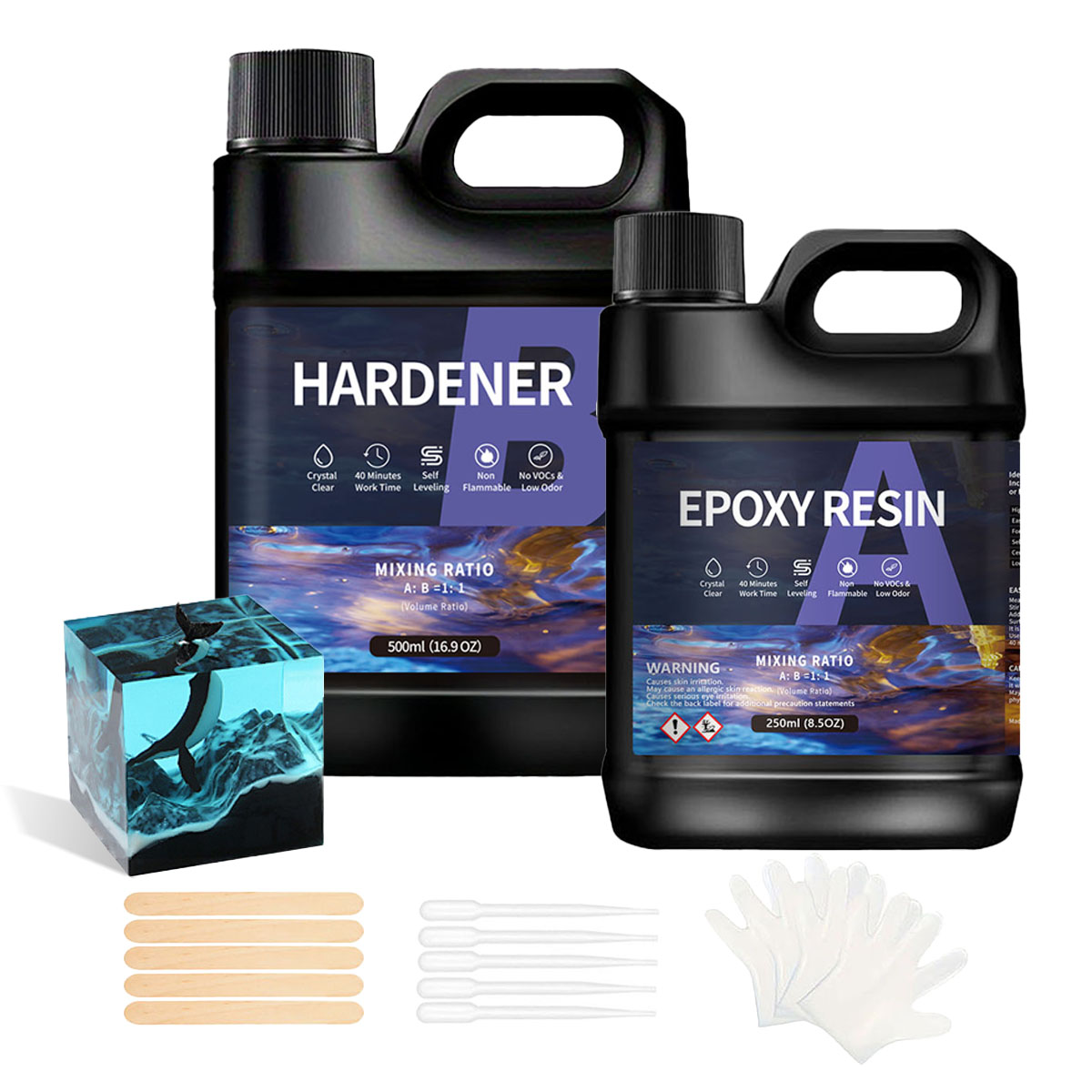 Professional AB Epoxy Resin Ki - Resin Art Ratio ulasan dan harga