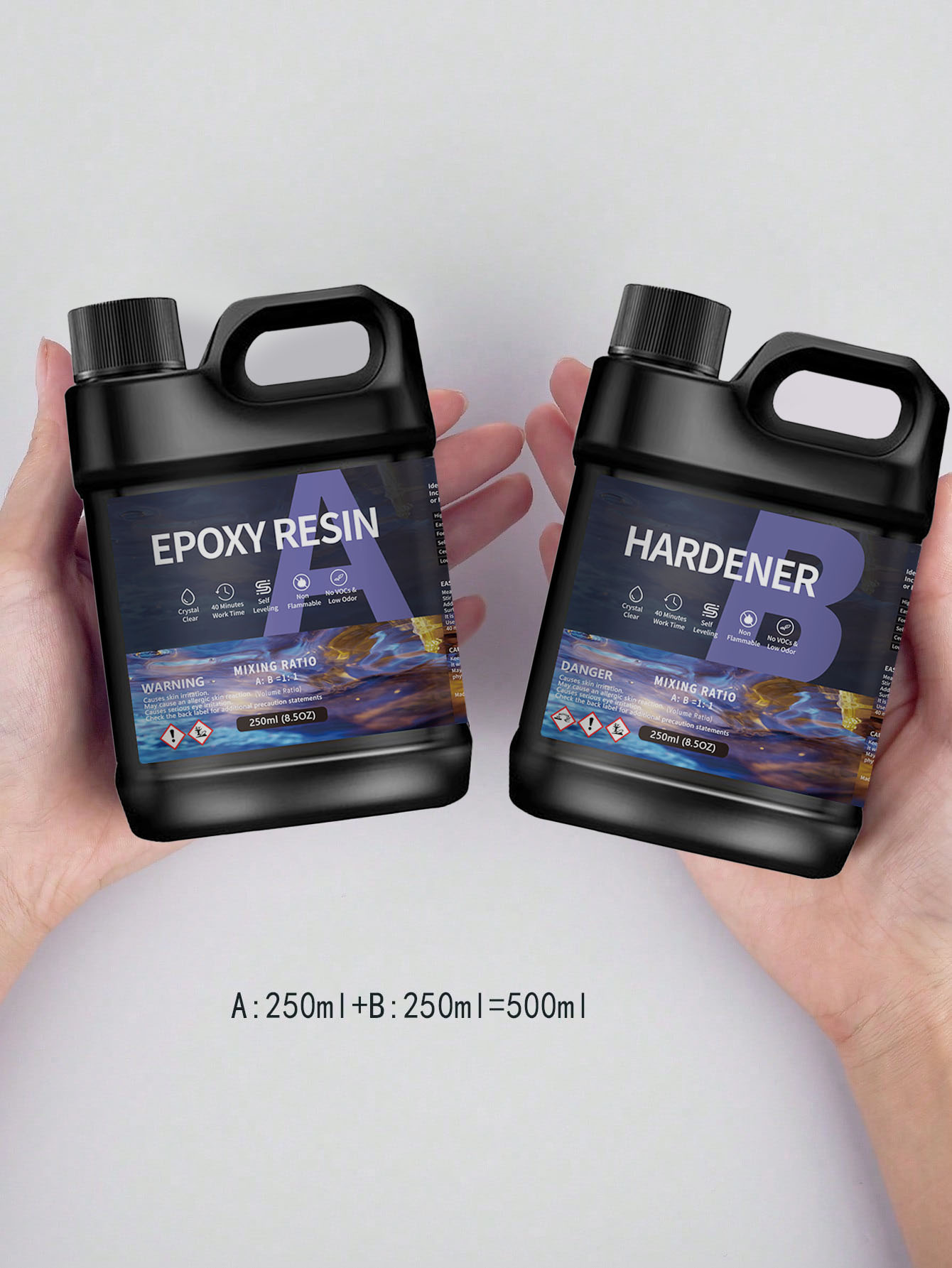 Professional AB Epoxy Resin Ki - Resin Art Ratio ulasan dan harga
