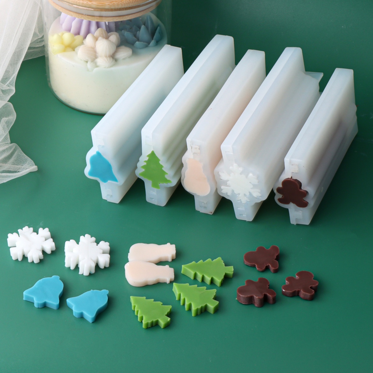 Christmas Tree Soap Tube Silic - Resin Art Youtube ulasan dan harga