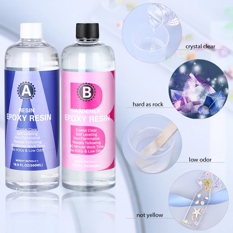 100g Epoxy Resin Kit Clear Hig - Resin Art Ratio ulasan dan harga