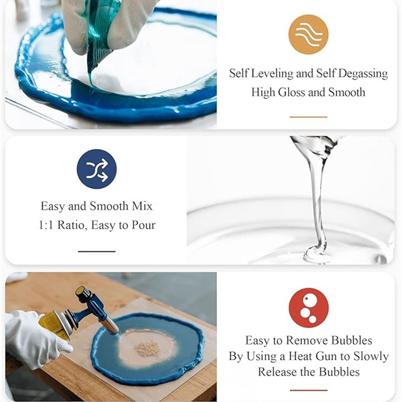 Crystal Clear Epoxy Resin Kit  - Resin Art Ratio ulasan dan harga