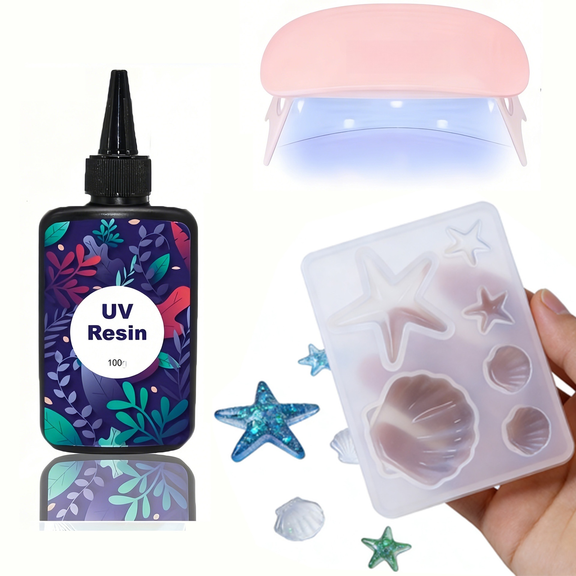 DIY Ocean Theme Crystal Epoxy  - Resin Art Glue ulasan dan harga