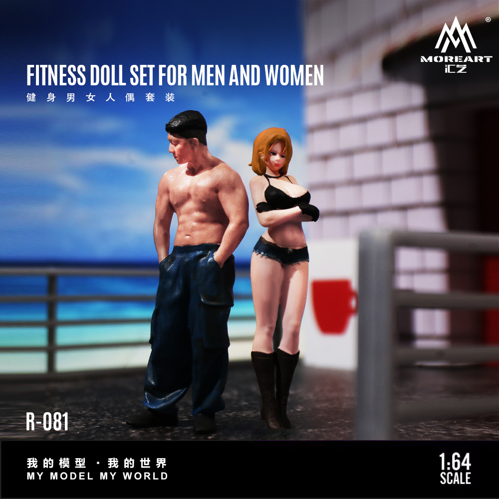 More Art 1:64 Fitness Male and - Resin Art Set ulasan dan harga