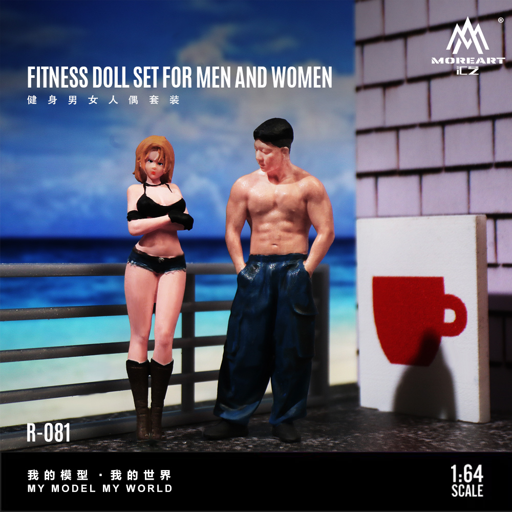 More Art 1:64 Fitness Male and - Resin Art Set ulasan dan harga