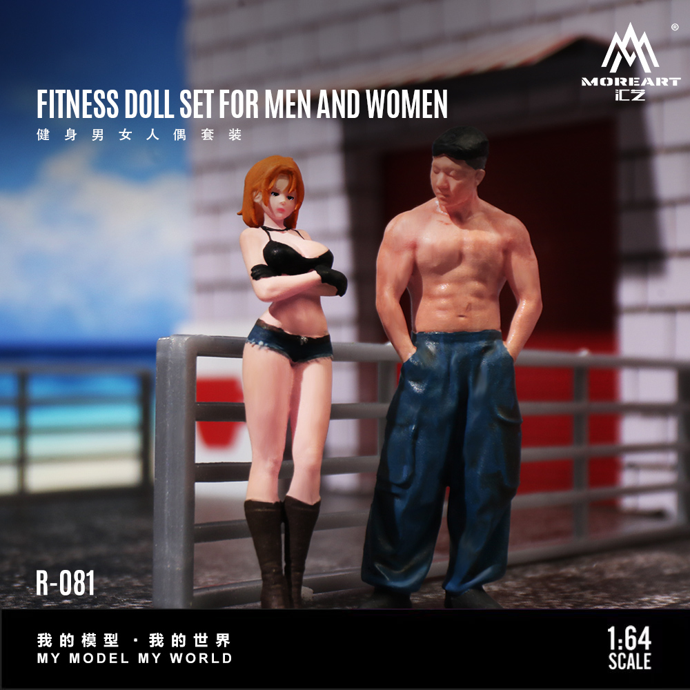 More Art 1:64 Fitness Male and - Resin Art Set ulasan dan harga