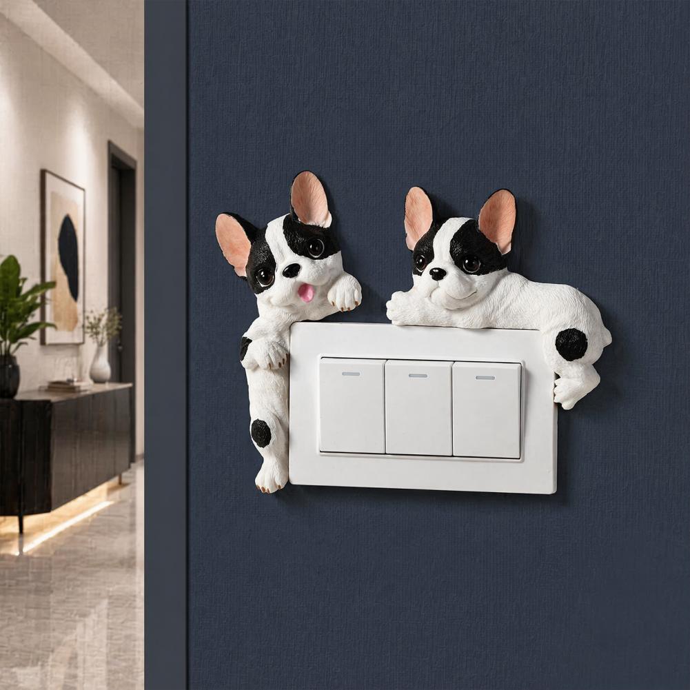 3D French Bulldog Resin Light  - Resin Art Sticker ulasan dan harga