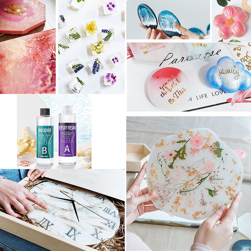1:1 AB Resin Epoxy Crystal Glu - Resin Art Jewellery ulasan dan harga