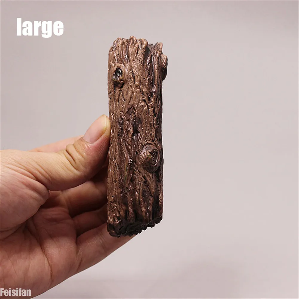 Mini Trunk Branch Stump Miniat - Resin Art Tree ulasan dan harga