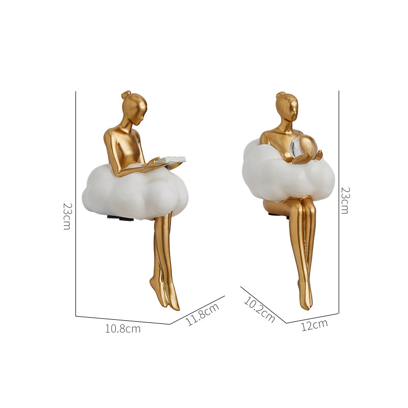 Ballet Girl Cloud Abstract Art - Resin Art And Design ulasan dan harga