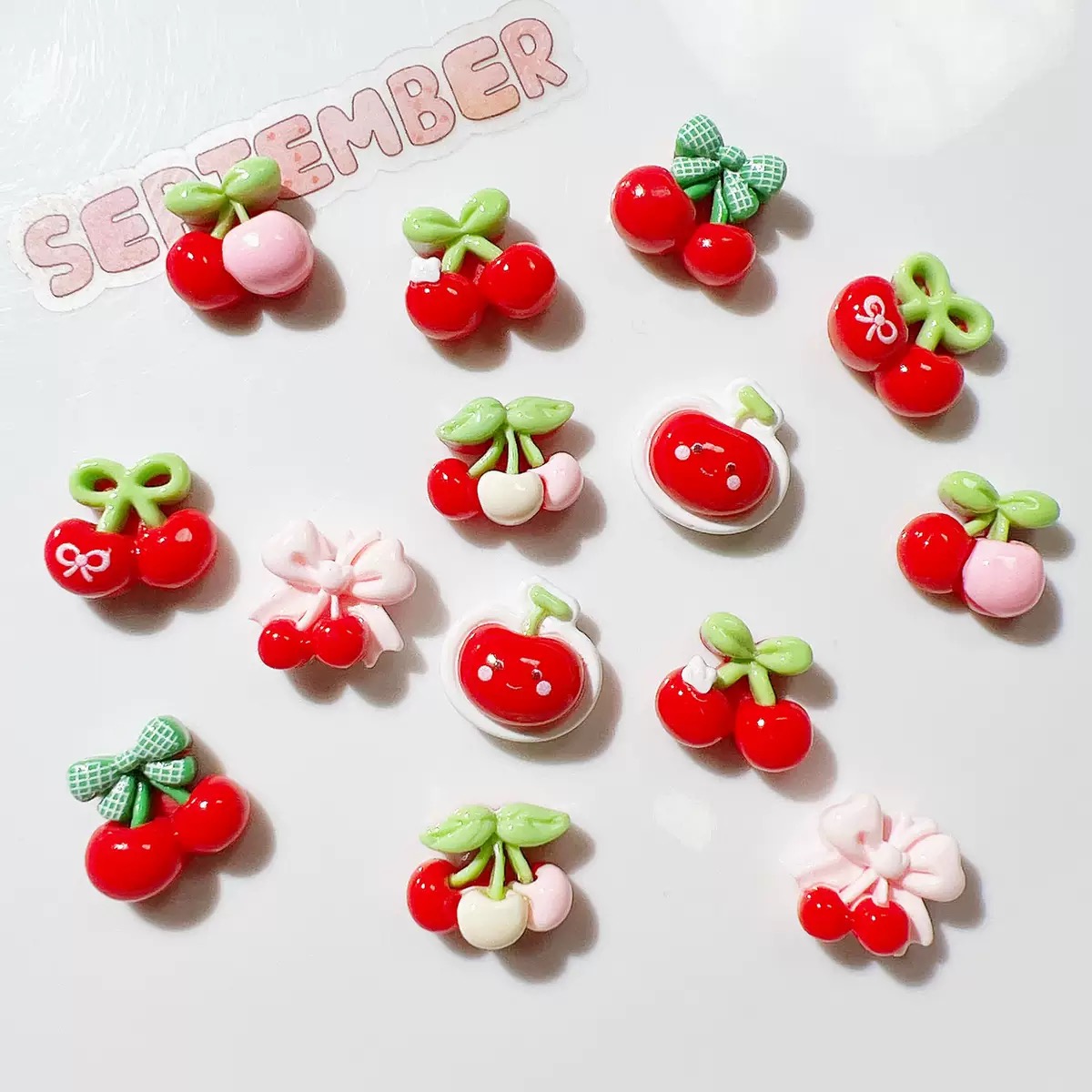 20Pcs Cute Mini cartoon with v - Resin Art And Design ulasan dan harga