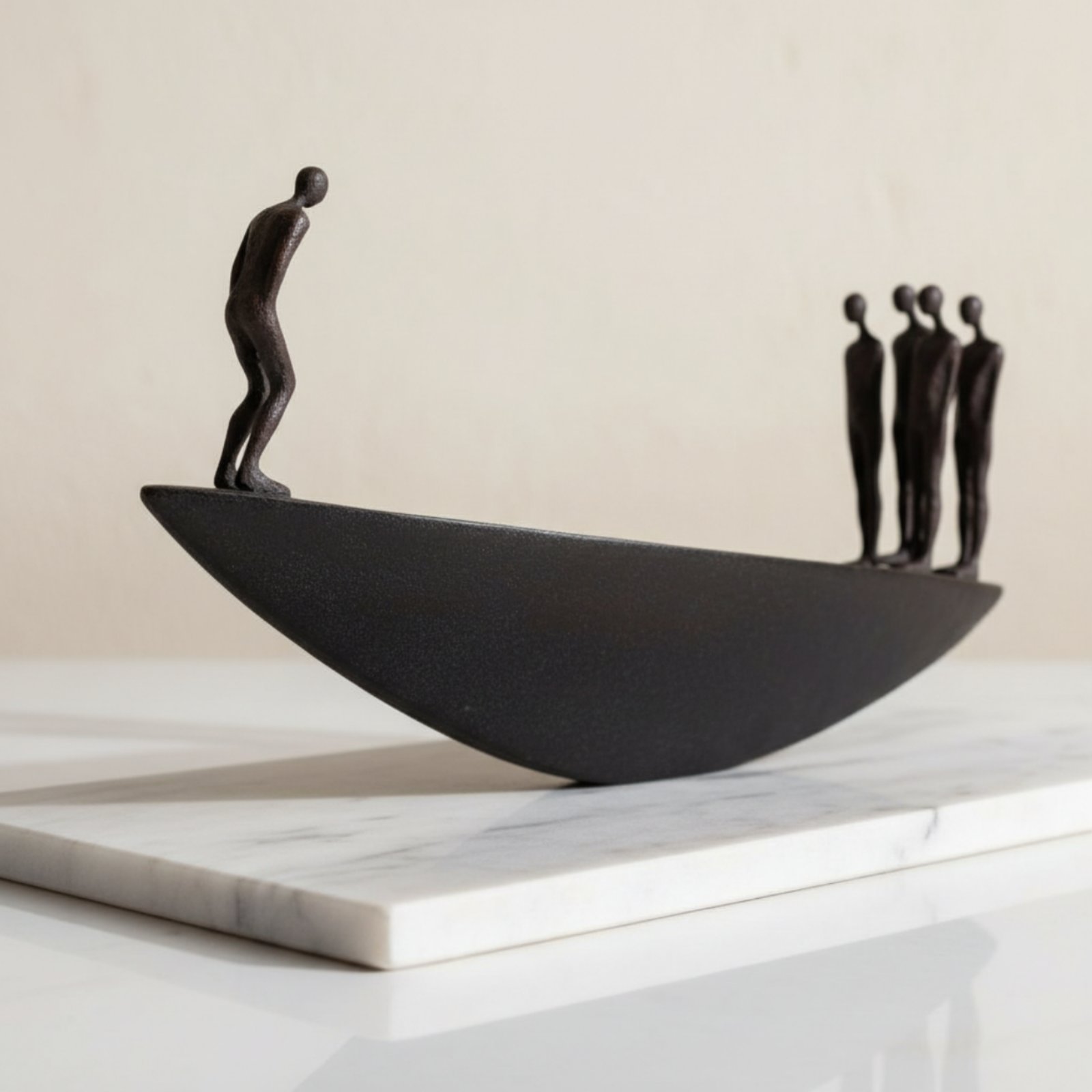 Modern Resin Sailboat Statue A - Resin Art And Design ulasan dan harga