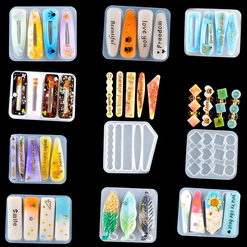 DIY Epoxy Resin Hair Clip Hair - Resin Art Jewellery ulasan dan harga
