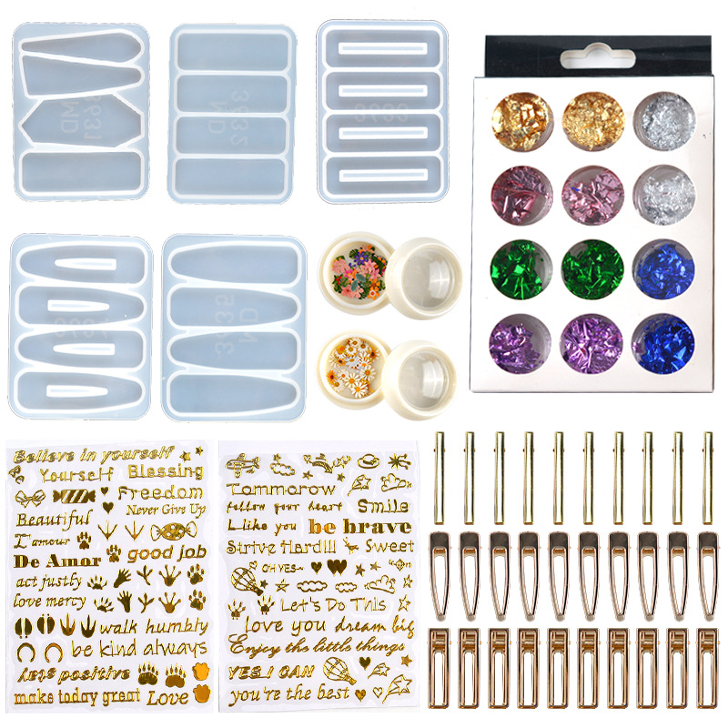 DIY Epoxy Resin Hair Clip Hair - Resin Art Jewellery ulasan dan harga