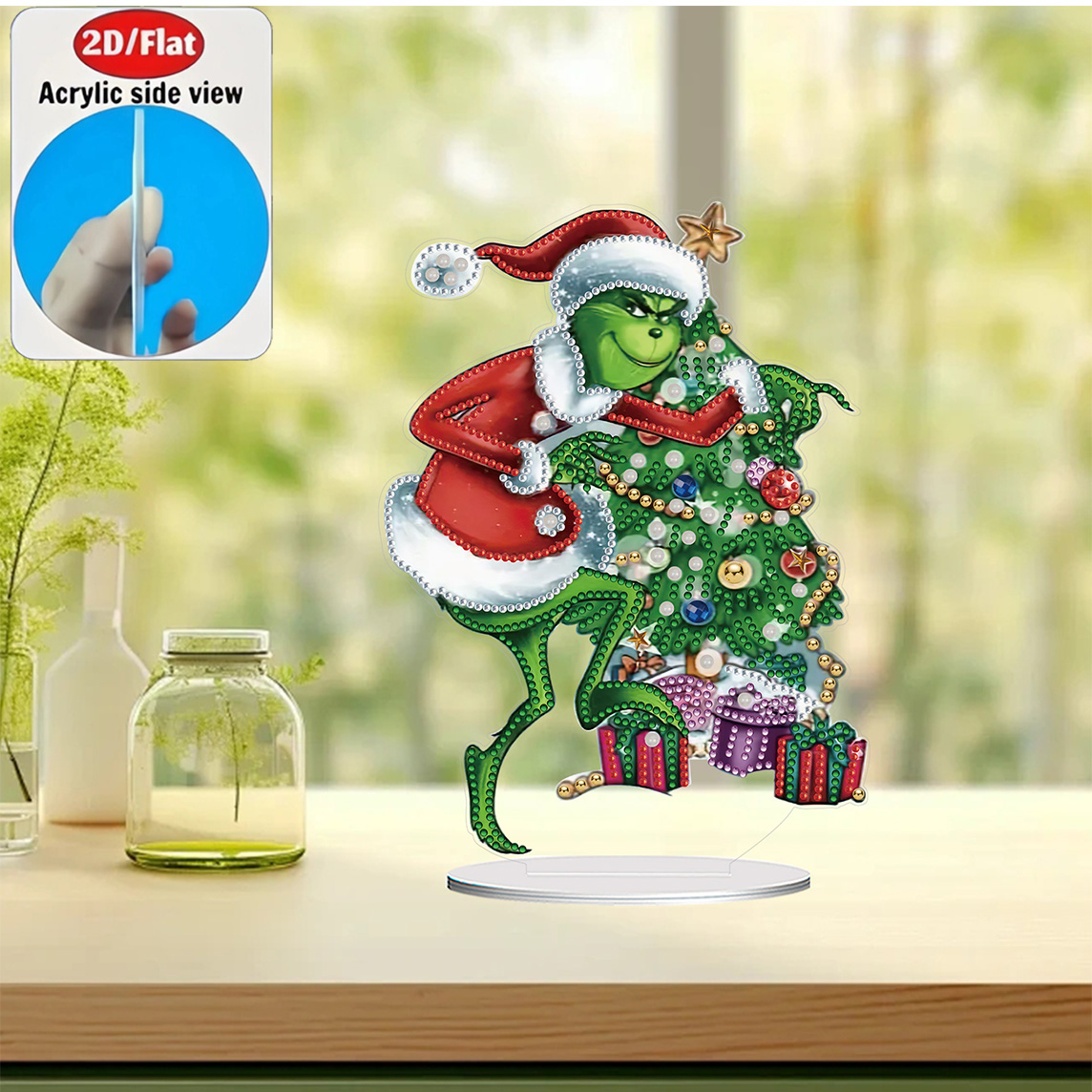 2D / Flat 1pc Fun Christmas Gr - Resin Art On Wall ulasan dan harga