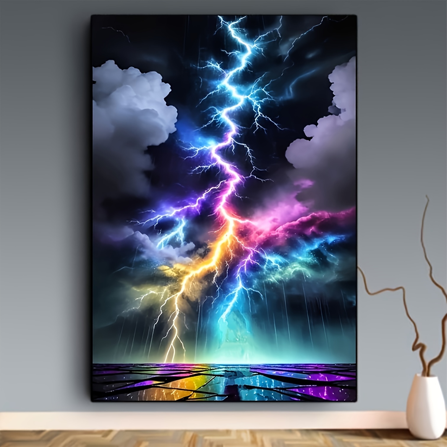 DIY Diamond Painting Colorful  - Resin Art On Wall ulasan dan harga