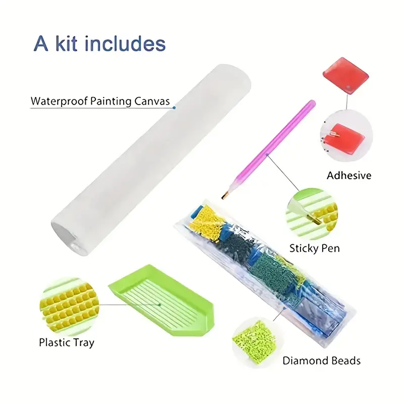 DIY Diamond Painting Colorful  - Resin Art On Wall ulasan dan harga