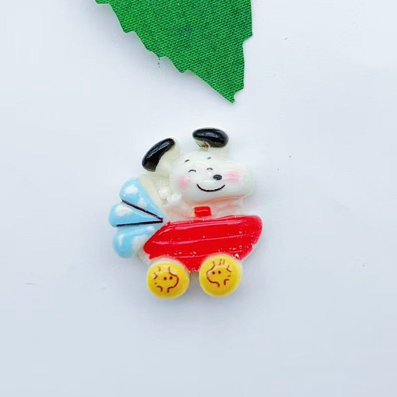 12pcs resin cartoon dog pendan - Resin Art Earrings ulasan dan harga