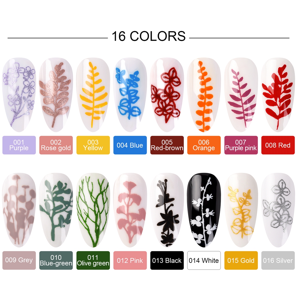 KADS Stamping Gel Polish 8ml G - Resin Art Youtube ulasan dan harga