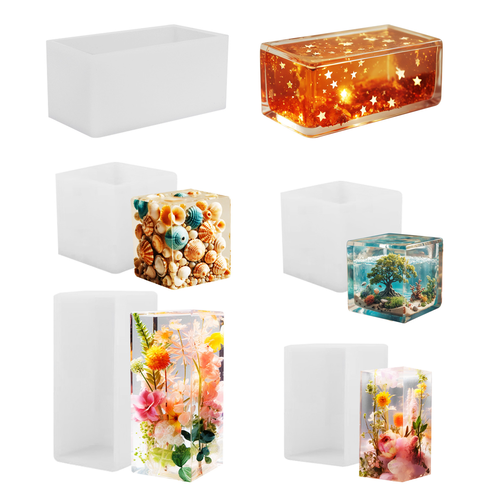 Epoxy Casting Mold Silicone Mo - Resin Art Glue ulasan dan harga