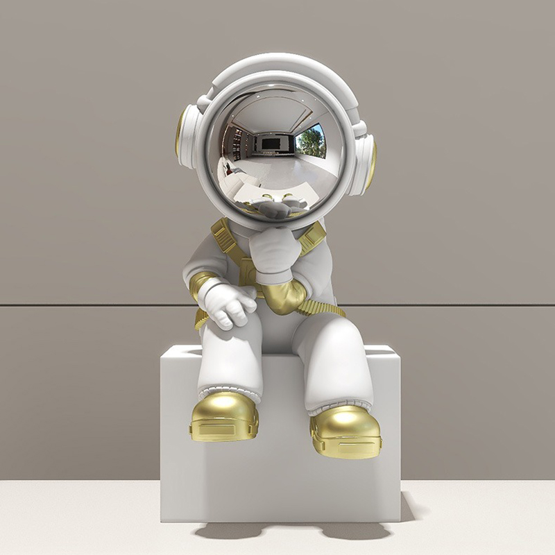 Miniature Astronaut Ornaments  - Resin Art Aesthetic ulasan dan harga