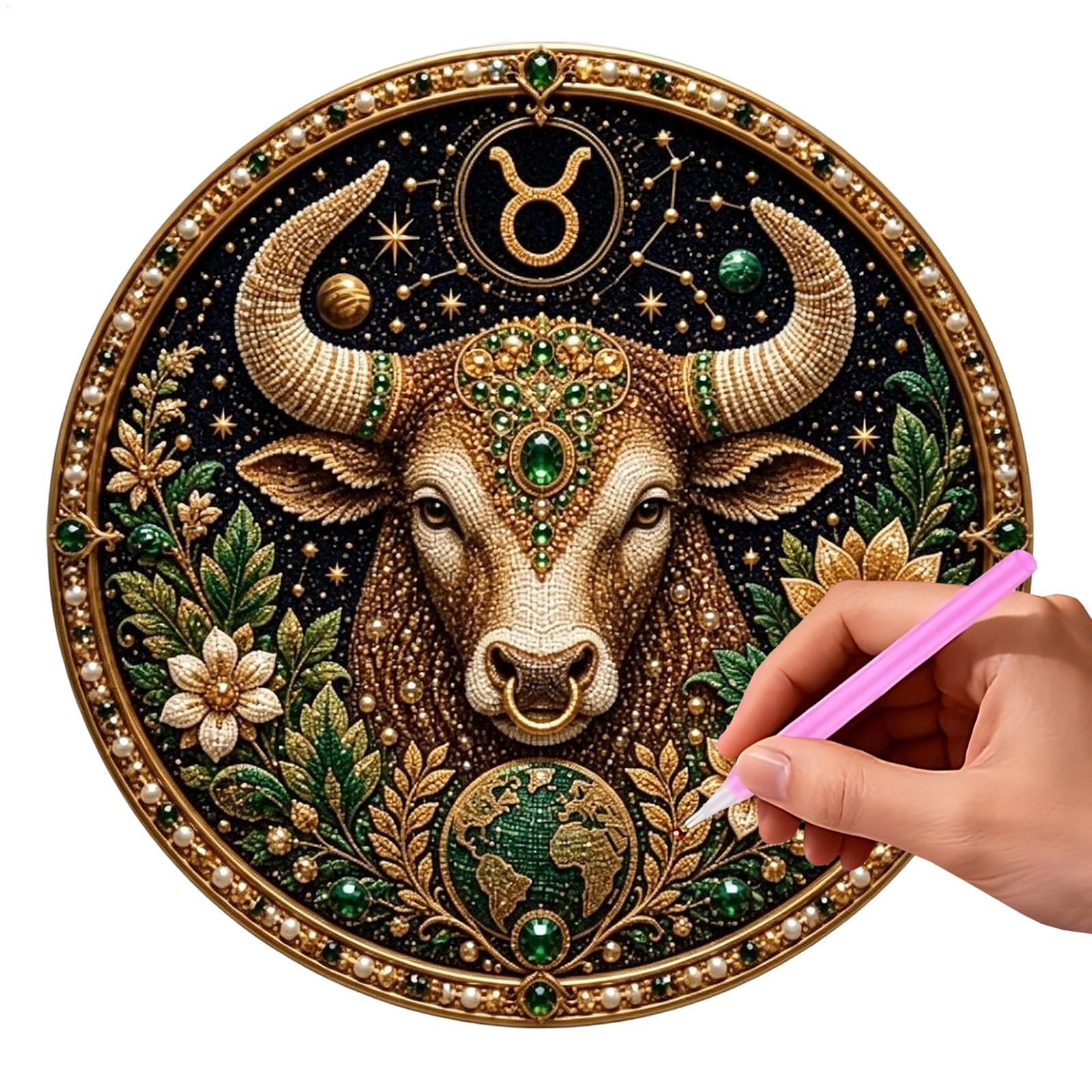 12 Zodiacs Signs Pearl Art Kit - Resin Art On Wall ulasan dan harga