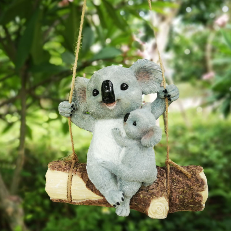Mother Child Squirrel Resin Ha - Resin Art Tree ulasan dan harga