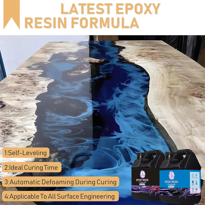 Crystal Clear Epoxy Resin AB A - Resin Art Ratio ulasan dan harga