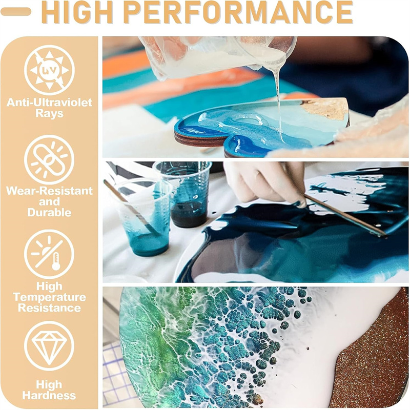 Crystal Clear Epoxy Resin AB A - Resin Art Ratio ulasan dan harga
