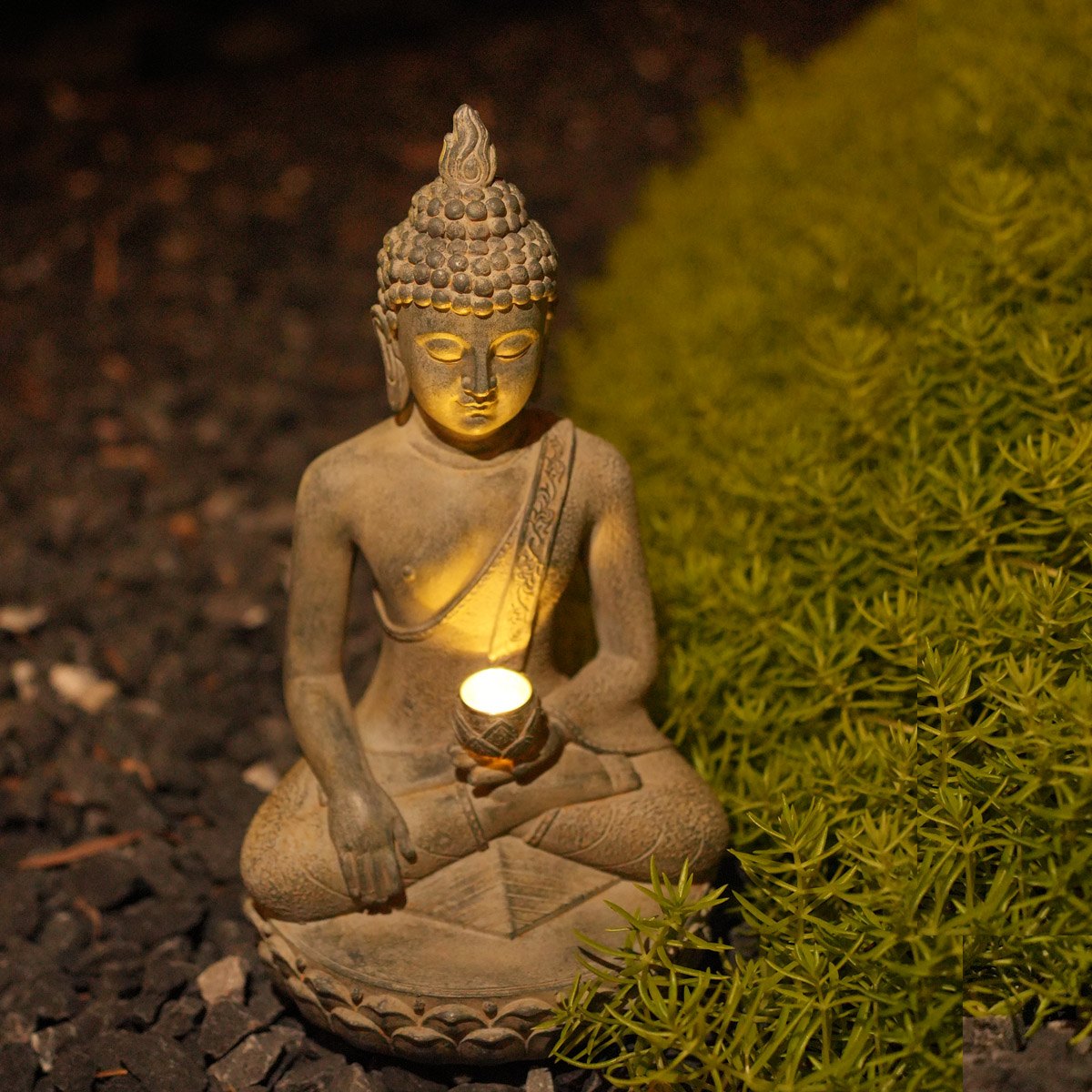 Zen-Inspired Solar-Powered Bud - Resin Art India ulasan dan harga