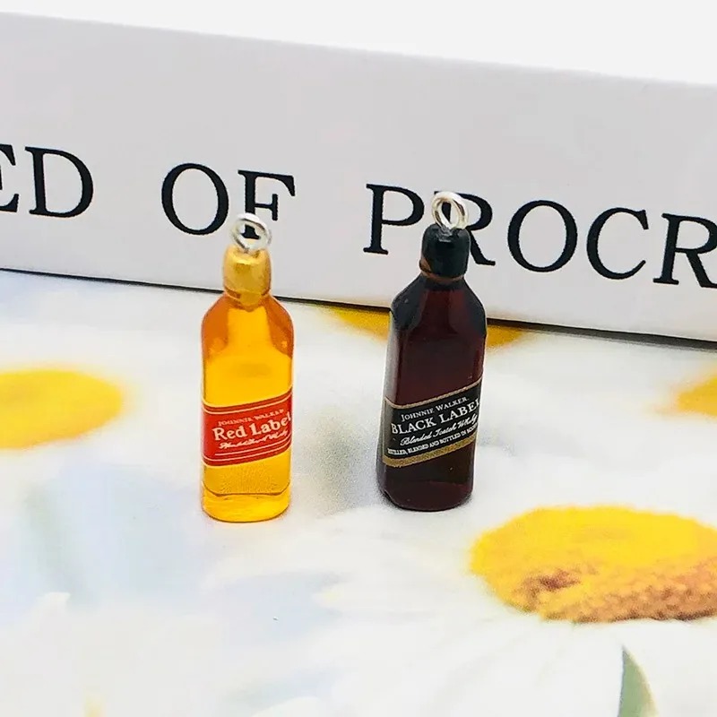 10Pcs Tiny Wine Bar Bottle Res - Resin Art Jewelry Kit ulasan dan harga