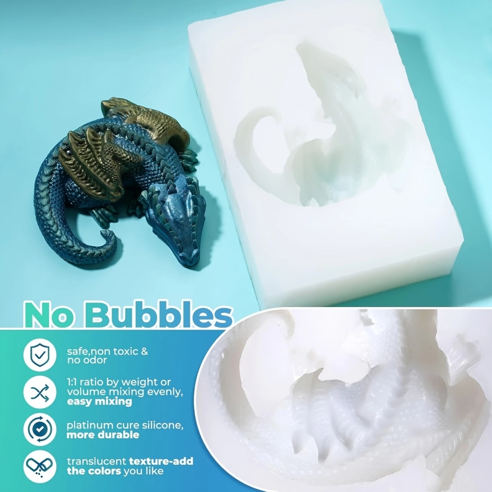 Odorless Mold Rubber Kit, Resi - Resin Art Ratio ulasan dan harga